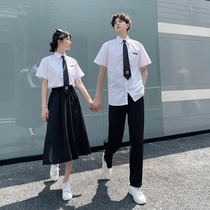 Class clothing summer suit junior Senior high school student academic style British girls long skirt graduated from Thailand school uniform Japanese jk