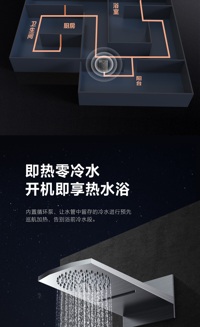 万家乐 零冷水燃气热水器 18升 图6