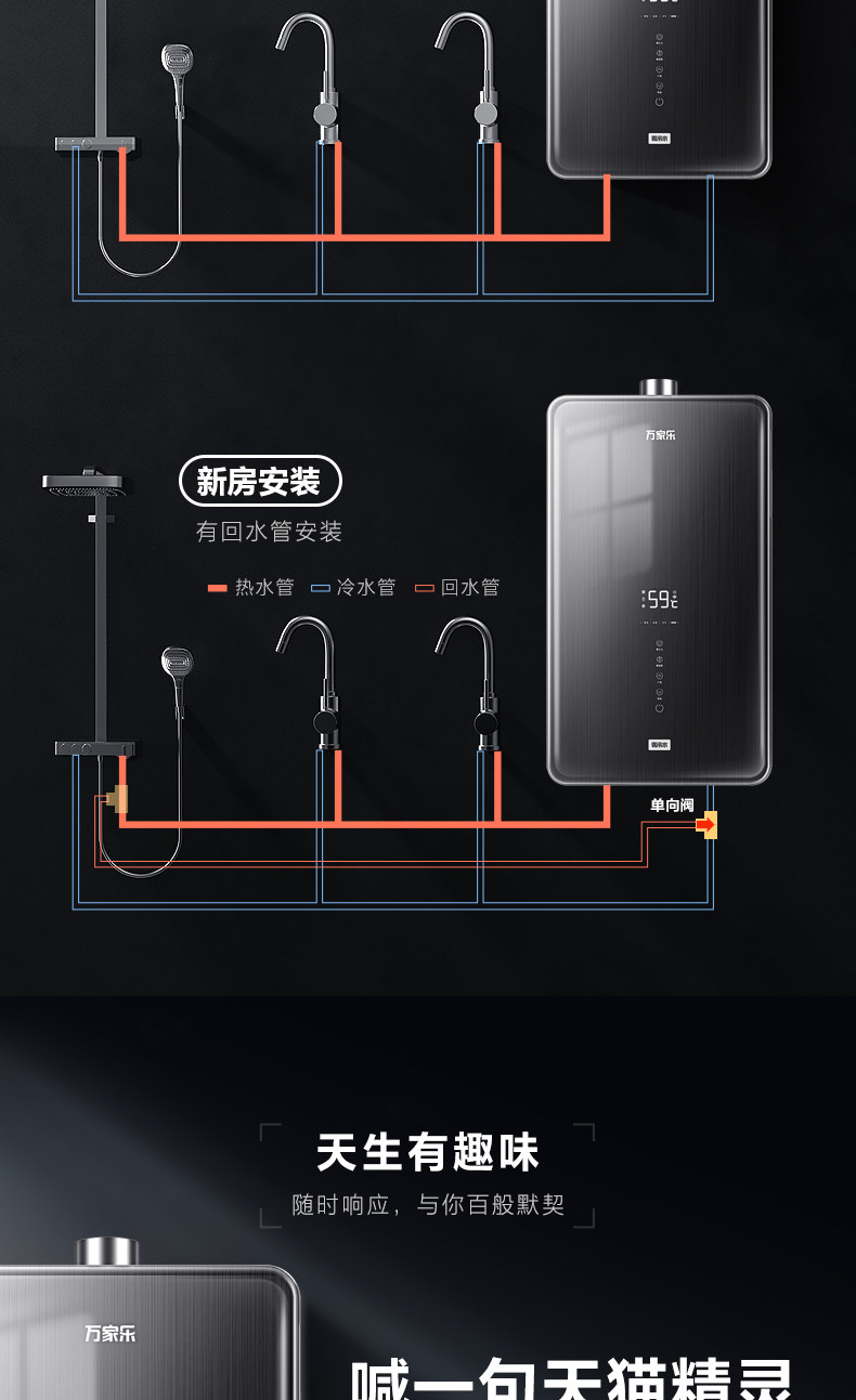 万家乐 零冷水燃气热水器 18升 图9