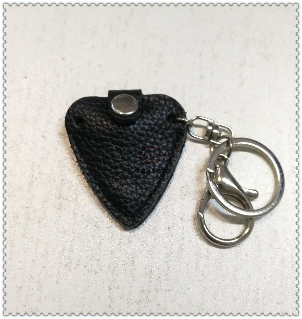 Full Leather Pick Bag Leather Guitar Pick Cover Liuqin Yueqin Zhongruan Pick Bag Leather Bass Ukulele