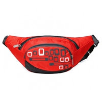 Красная поясная сумка