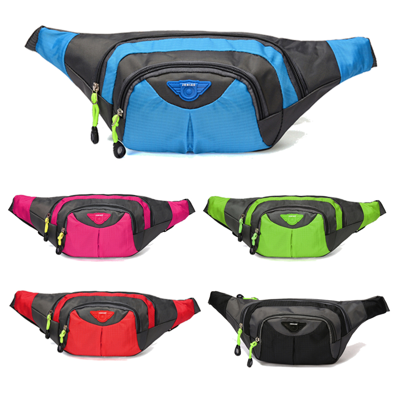 Waist bag sports outdoor mobile phone bag men and women waterproof multi-function large-capacity wallet canvas cash register chest bag - Taobao