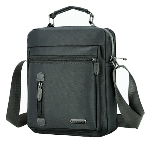 Мужская сумка на одно плечо, водонепроницаемая вместительная и большая сумка через плечо для путешествий для отдыха, ткань оксфорд