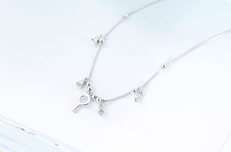 Chính hãng s925 sterling bạc vòng chân nữ thời trang khí chất hoang dã vận chuyển hạt chân trang sức sinh viên trang sức quà tặng - Vòng chân lắc chân vàng pnj