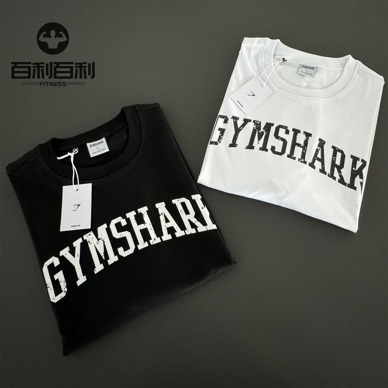 Chris Daddys Home Gymshark Collegiate Heavyweight Loose High-Weight Cotton Short-Sleeve T-Shirt