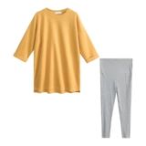 Осенний комплект для матери и ребенка для беременных для выхода на улицу, лонгслив, платье, штаны, популярно в интернете