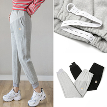 Angel Mommy ~ Pregnant Woman Pants Spring Dress Outside Wearing Fashion High Waist Bunches Khalen Long Pants 100 Hitch Pregnant Woman Tovenant Pants