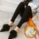 Quần bà bầu 2018 thu đông 2018 phiên bản mới của Hàn Quốc cộng với quần nhung dày làm đáy quần cho nữ