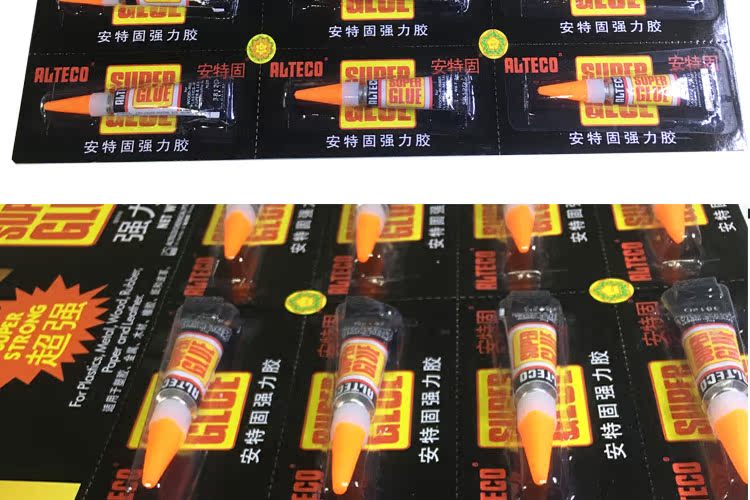Hồ bơi Cue Chú Ý Đầu Keo Đặc Biệt Nhập Khẩu Ante Rắn Khô Nhanh Chóng Billiard Rod 502 Chú Ý Đầu Súng Siêu Keo 	mua găng tay bi a	
