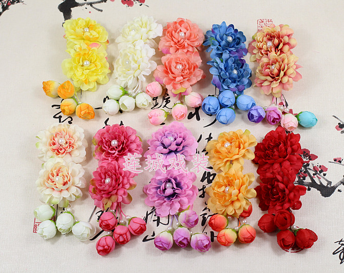 Drama drama blossom blossom blossom blossom flower and blossom flower multi - layer fengchrysanthemum flower