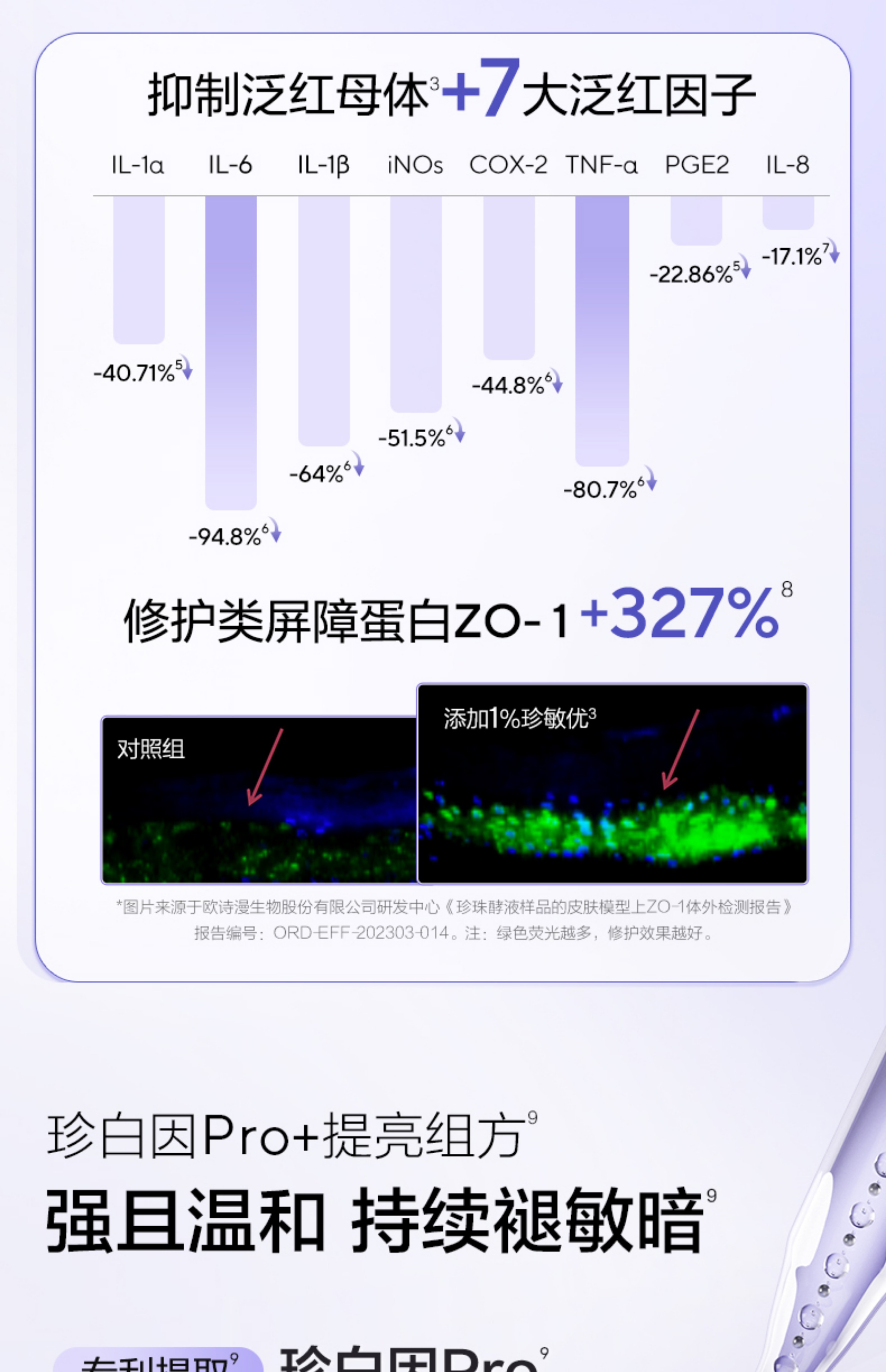   欧诗漫 安心大白罐 舒颜焕亮面霜修护霜50g 【针对敏肌红暗糙】