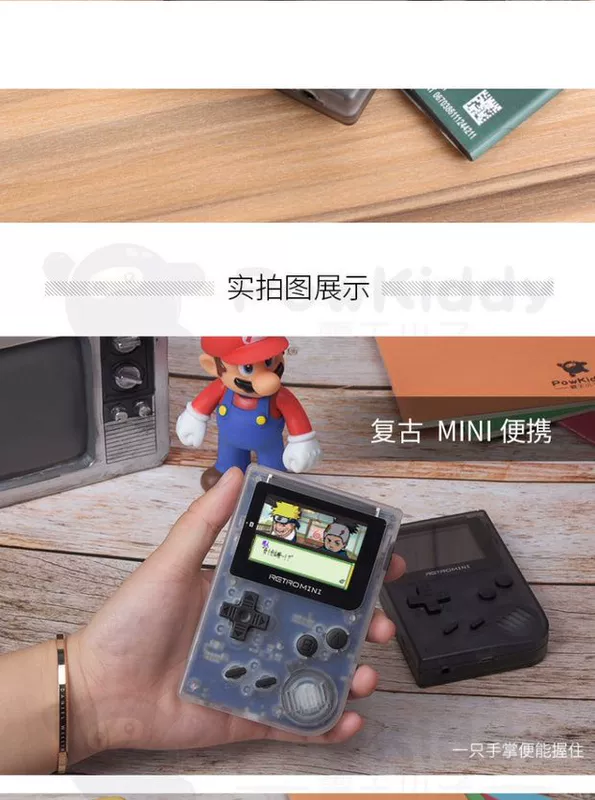 Máy chơi game retromini cầm tay GBA Pokemon GBCGBM hoài cổ mini NES nhỏ cầm tay - Bảng điều khiển trò chơi di động