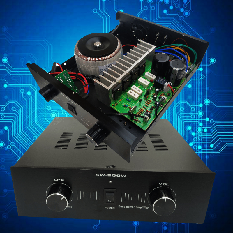 SW1 0 channel subwoofer amplifier Pure bass amplifier board Home subwoofer High power home theater