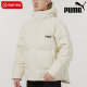 PUMA Puma down jacket ຜູ້ຊາຍແລະແມ່ຍິງລະດູໃບໄມ້ປົ່ງໃຫມ່ bread coat couple jacket ສີຂາວ 534934-73