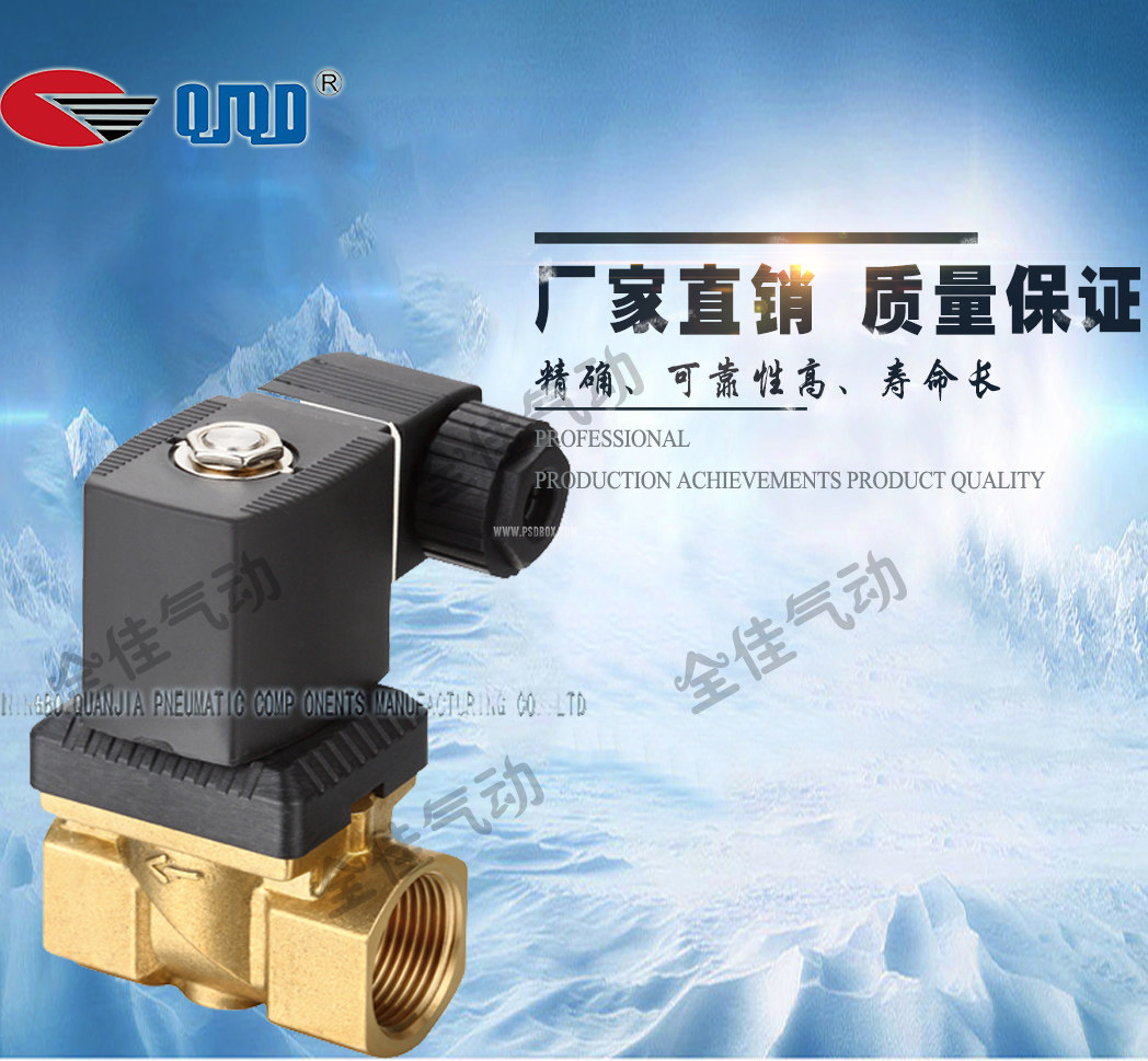quanjia quanjia solenoid valve brass G3 4 2231020B Compact structure