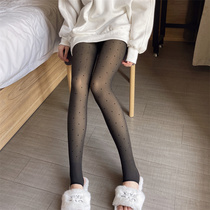 2021 New wave point anti - bow butterfly and thickened woman with a single - layer sexy love stockings