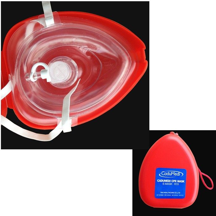 Comfort emergency mask CPR mouth to mouth absorber artificial rescue hygiene isolation mask
