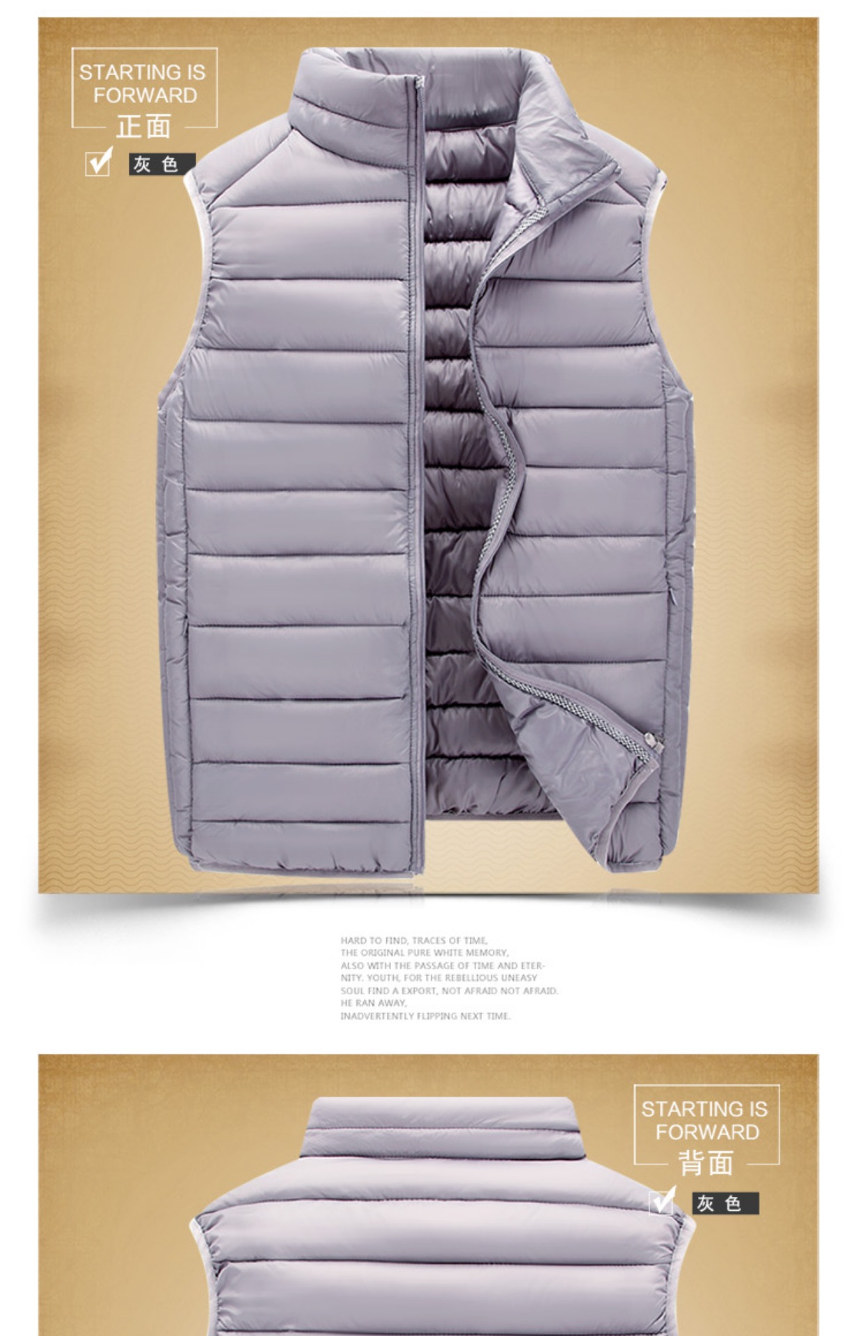 Ưu đãi đặc biệt cho nam xuống vest cotton nam mới và nữ nhẹ mẫu đôi vest cỡ lớn không tay áo dày trẻ trung vest nam trung niên