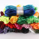 No. 5 Chinese knotted red rope jewelry DIY silk thread thick rope 2.5mm seven-color hand-woven