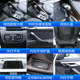 ເຫມາະສໍາລັບ 16-22 ໃຫມ່ BMW X1 ການປັບປຸງພາຍໃນສູນ console ສີດໍາເມັດໄມ້ປະດັບສະຕິກເກີ X2 ອຸປະກອນເສີມພິເສດ