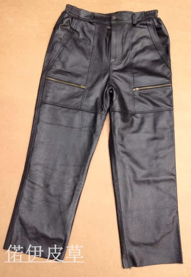 Pantalon cuir homme droit - Ref 1484170 Image 12
