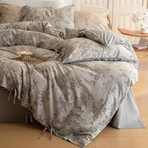 莫奈花园 | 四件套纯棉全棉水洗棉新款空气感双层提花床上用品