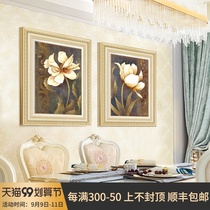 Iris European restaurant decoration painting dining room wall decoration mural modern simple flower hanging painting simple European wall painting