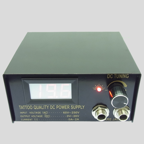 Iron shell LCD C020 digital display tattoo power supply adjustable voltage with power cord tattoo equipment export quality