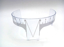 Special nasal beam positioning card size for tattooy special nasal beam positioning card size eyebrow-shaped brow-shaped arched soft ruler