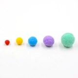 Смешанные высокие эластичные плюшевые детские наклейки, набор материалов, «сделай сам», детское творчество