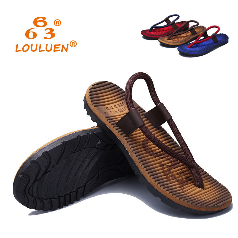 Summer new beach shoes outdoor sports flip-flops men's tide creative one piece casual personality men's sandals and slippers