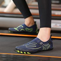 Unisex indoor comprehensive training shoes soft sole strength sports weightlifting shoes lazy one-leg weight loss fitness shoes