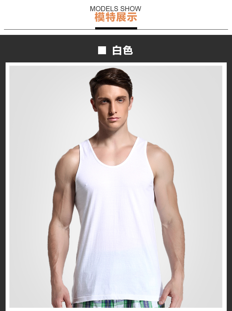 [2 miếng] nên thoáng mát và thoáng mát áo vest nam cotton rộng màu rắn thể thao mùa hè mỏng trung niên vest cũ đồ lót nam nữ giá tốt