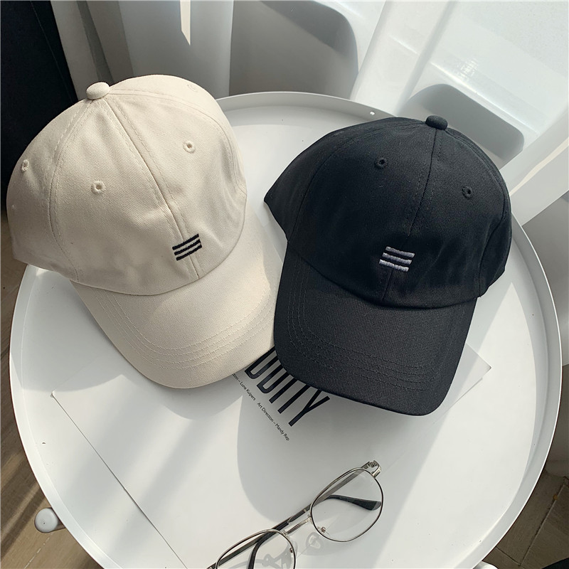 Small crowd embroidery baseball cap female Korean version show face small fashion all-match ins student youth sunshade peaked cap tide