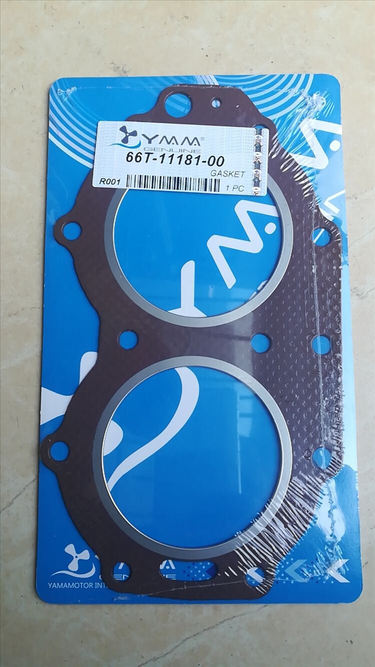 Yamaha outboard engine new 2-stroke 40-horsepower cylinder head gasket 1 Taiwan brand Model: 66T-11181-00