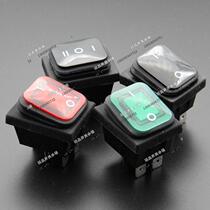 RLEIL rocker switch waterproof and oil-proof large ship switch with light two-speed three-gear reset RL2 ship-shaped rocker