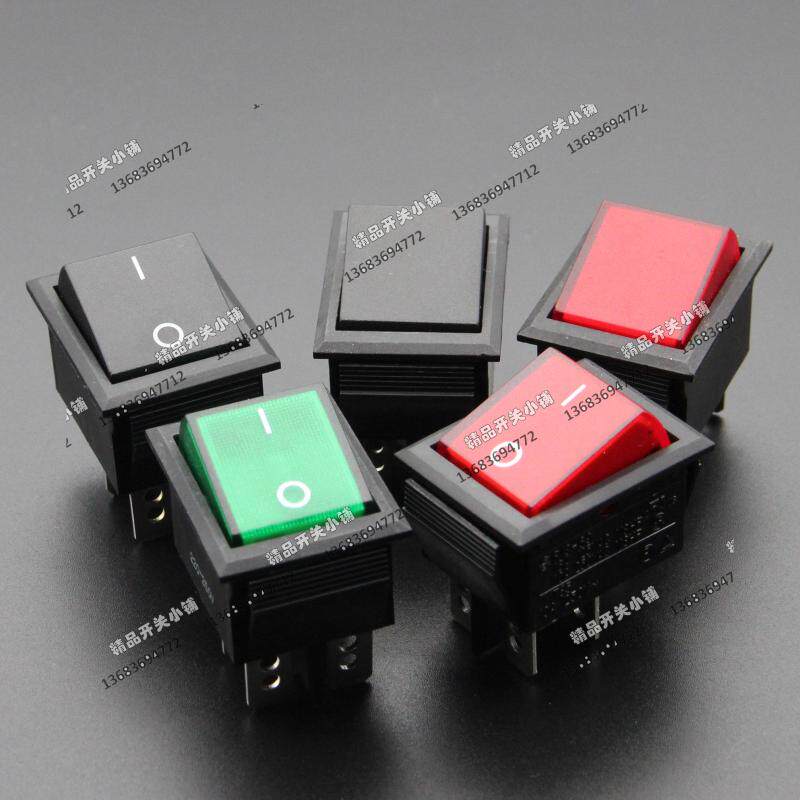 R13-69 black red green large rocker switch AC two-way two-speed rocker Taiwan's new SCI boat shape
