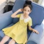Váy bé gái đại dương 2019 Trẻ em mới mặc Váy búp bê cotton Đầm trẻ em ren Hàn Quốc Áo dài mùa hè cho trẻ em - Váy váy ren công chúa bé gái