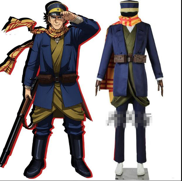 Cos红英黄金神威cos杉元佐一服装