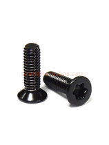 M3-M4 countersunk head plum blossom slot machine screws 304 stainless steel electrophoresis black GB2673 hexagon socket flower screws