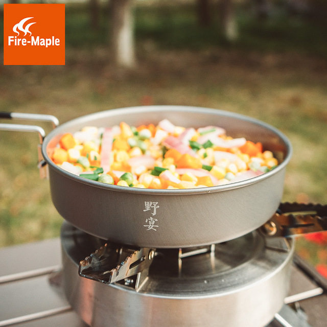 Fire Maple Mobile Kitchen New Pint Feast Frying Pan Outdoor Supplies Folding Portable Small Frying Pan Field Cooker Camping