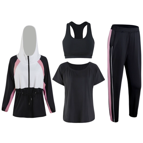 Спортивный костюм для спортзала, одежда для йоги для отдыха, быстросохнущее демисезонное термобелье, для бега, большой размер