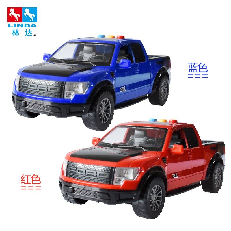 Linda Leather Truck Toy Big Boy Children Emulation Toy Car Transporter Transport Baby Car Model Off-road Car