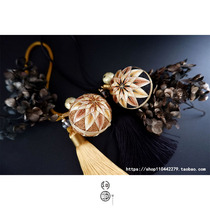 "flowing gold" hand bju diy material bag and wind car pendant bag embroidered jewelry boyfriend birthday gift