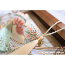 Pinellia ternate) hand bobo diy material bag hand embroidery sachet car hanging bag pendant classmate friend birthday gift