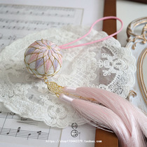 Also soft) hand bobo diy material bag hand embroidery sachet car hanging bag pendant girlfriend classmate birthday gift