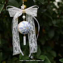 Lan) Hand bobby embroidery diy material bag handmade sachet car pendant bag hanging ornaments birthday gifts for male and female friends