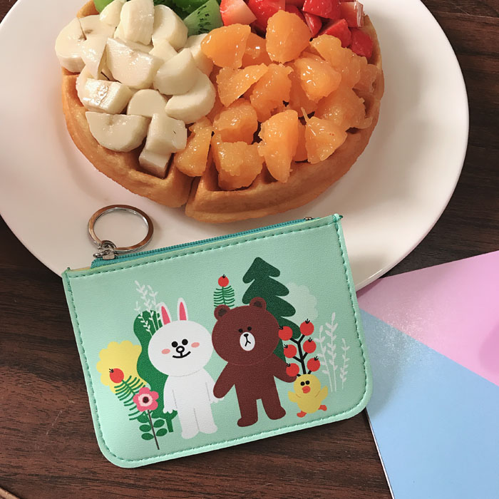Mới sinh viên Hàn Quốc em gái mềm dễ thương phim hoạt hình động vật ví tiền xu thời trang sáng tạo túi nhỏ Harajuku túi tiền ví da nam