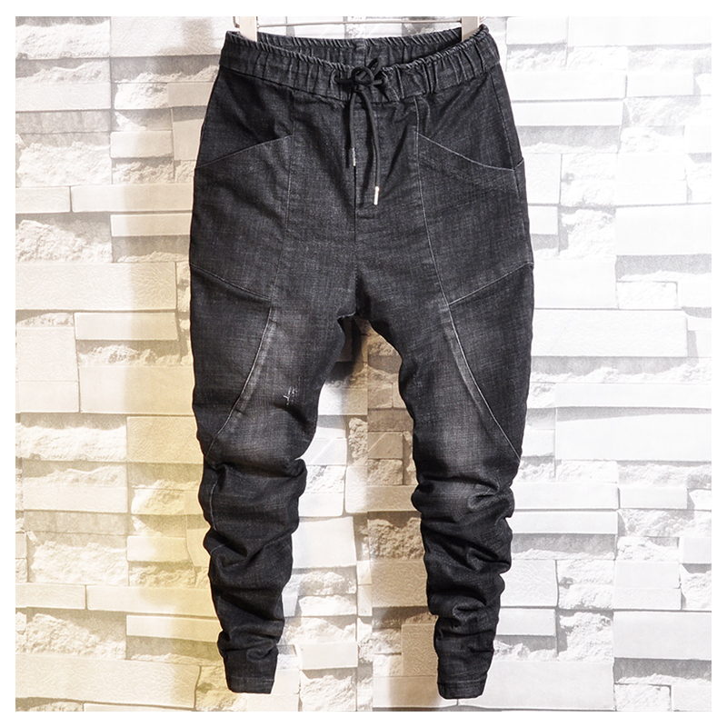 Đặc biệt hàng ngày quần jeans nam Slim feet mùa thu mỏng 2017 phiên bản mới của Hàn Quốc của xu hướng quần mùa đông phong cách ăn mặc nam
