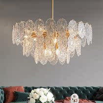Light luxury crystal chandelier living room lamp simple post-modern atmosphere restaurant chandelier room bedroom 2021 new lamps